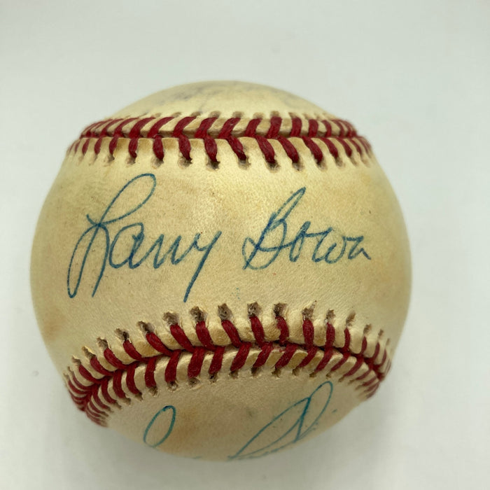 Mike Schmidt Steve Carlton Pete Rose Signed 1980 World Series Baseball JSA COA