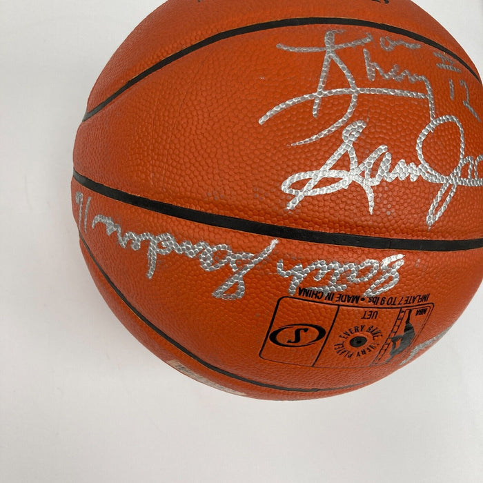 1968-1969 Boston Celtics NBA Champs Team Signed Basketball Bill Russell JSA COA