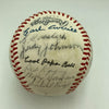 Satchel Paige Willie Mays 1979 Hall Of Fame Induction Signed Baseball JSA COA