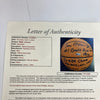 Magic Johnson Signed Heavily Inscribed STATS Basketball 18/32 JSA & Steiner COA