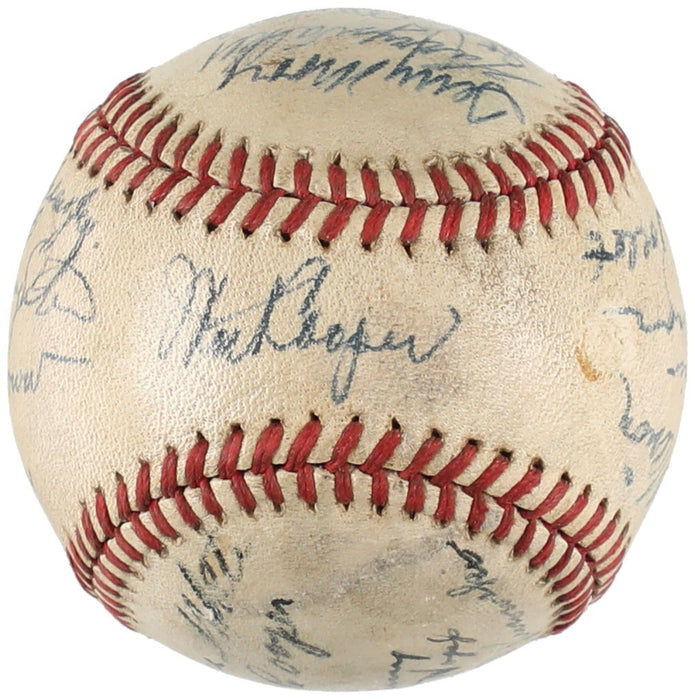 1942 St. Louis Cardinals World Series Champs Team Signed Baseball JSA COA