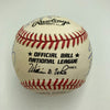 Beautiful 3,000 Hit Club Signed Baseball With Hit Totals Willie Mays JSA COA