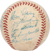 Jackie Robinson Roy Campanella 1952 Brooklyn Dodgers Signed Baseball PSA DNA COA