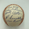 Hank Greenberg Joe Dimaggio 1960's Hall Of Fame Multi Signed Baseball JSA COA