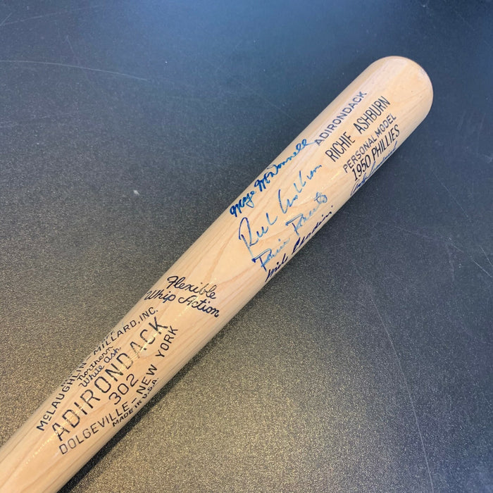 1950 Philadelphia Phillies Whiz Kids NL Champions Team Signed Bat With JSA COA