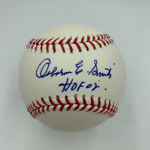 Ozzie Smith Osborne Earl HOF 2002 Full Name Signed MLB Baseball JSA COA