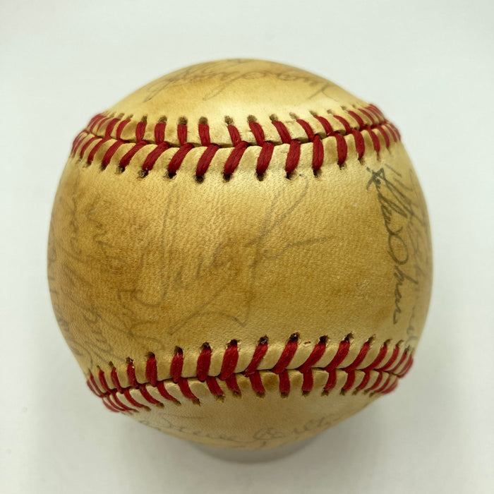 1980 Philadelphia Phillies World Series Champs Team Signed Baseball JSA COA