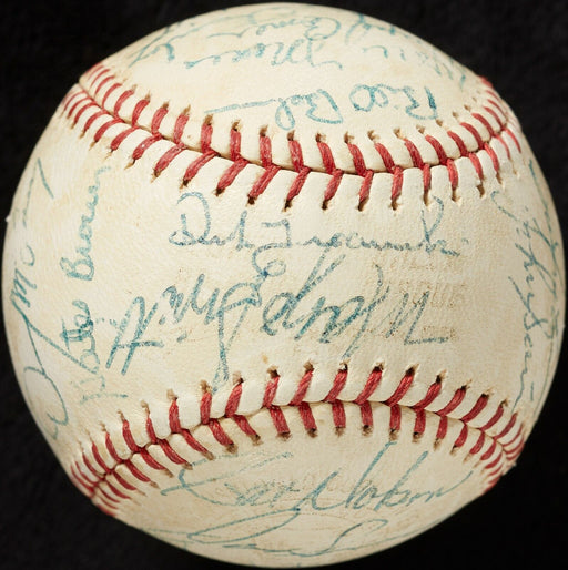 Nice 1968 Detroit Tigers World Series Champs Team Signed Baseball Beckett COA