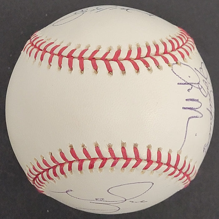 2004 Boston Red Sox World Series Champs Team Signed Baseball David Ortiz JSA