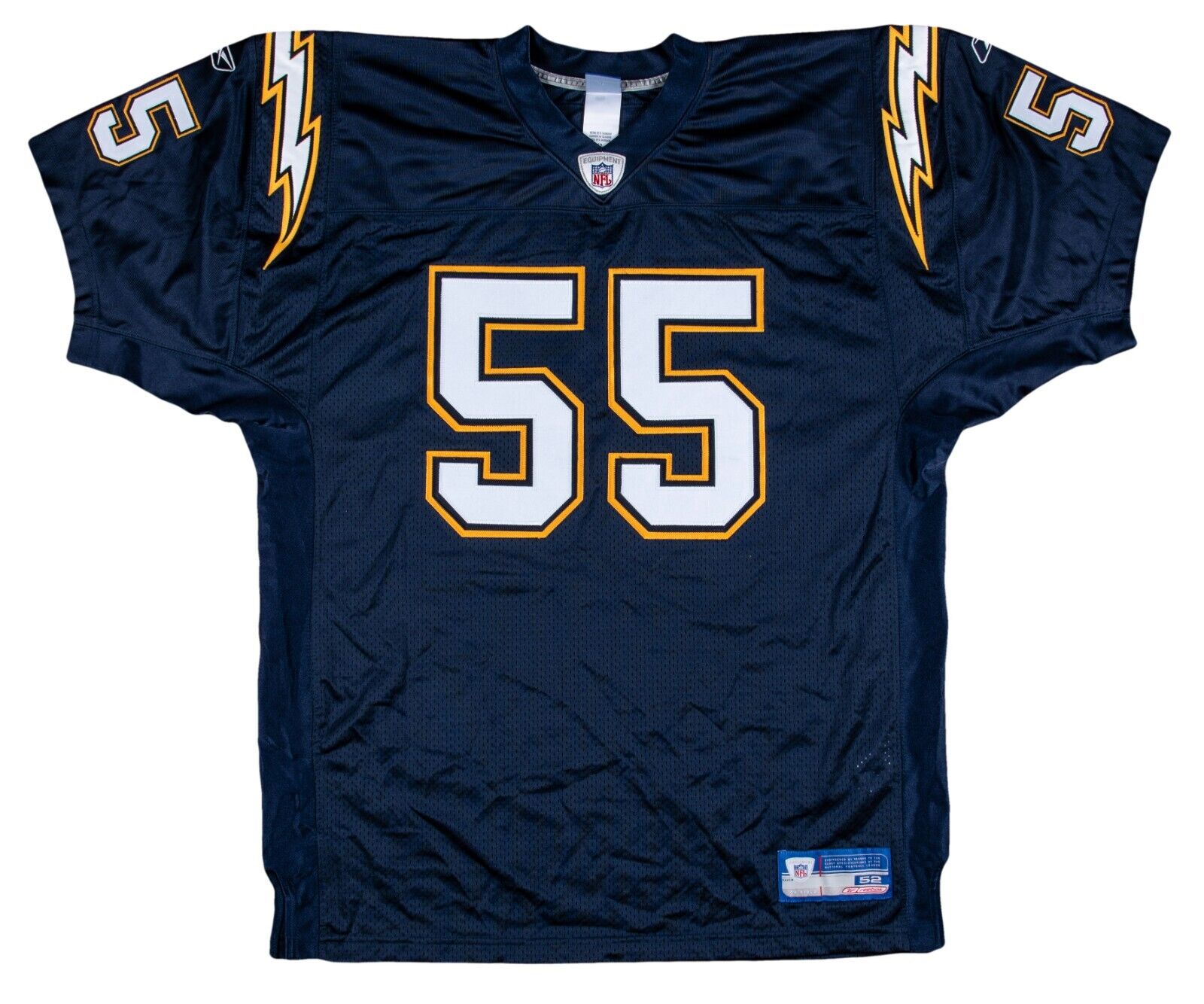 Junior seau deals authentic chargers jersey