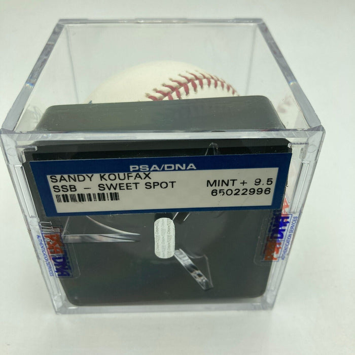 Sandy Koufax Signed Major League Baseball PSA DNA Graded 9.5 MINT+