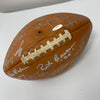 1963 Chicago Bears Super Bowl Champs Team Signed Vintage Football JSA COA