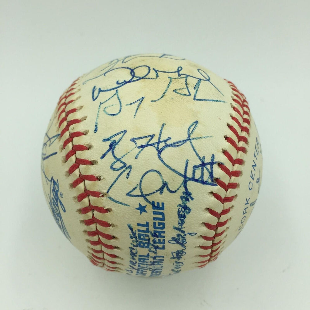 Roy Halladay Pre Rookie 2000 Syracuse Skychiefs Team Signed Baseball JSA COA