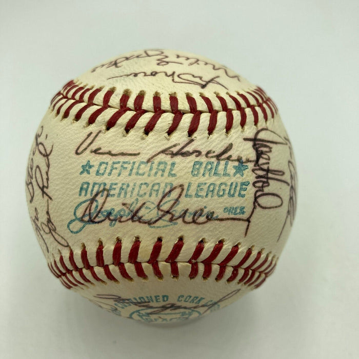 1972 Oakland A's Athletics World Series Champs Team Signed Baseball JSA COA