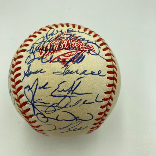 1992 Toronto Blue Jays World Series Champs Team Signed W.S. Baseball JSA COA
