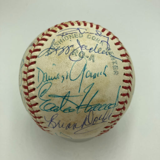 1978 Yankees World Series Champs Team Signed American League Baseball JSA COA