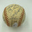 Joe Dimaggio Willie Mays 1970's Hall Of Fame Induction Multi Signed Baseball JSA