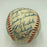 Stunning 1955 Hall Of Fame Induction Signed Baseball 25 Sigs Jimmie Foxx JSA COA