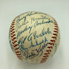 Stunning 1955 Hall Of Fame Induction Signed Baseball 25 Sigs Jimmie Foxx JSA COA