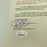 1975 Boston Red Sox AL Champs Team Signed Major League Baseball JSA COA