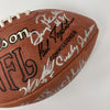1968 New York Jets Super Bowl Champs Team Signed Wilson Football Beckett COA
