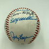 Hank Aaron Hall Of Fame Signed Cracker Jack Old Timers Game Baseball Beckett COA