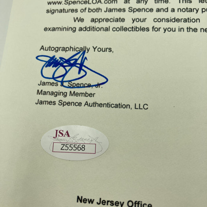 Aaron Judge Rookie 2016 New York Yankees Team Signed MLB Baseball JSA COA