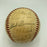 1951 Yankees World Series Champs Team Signed Baseball Mickey Mantle Rookie BAS
