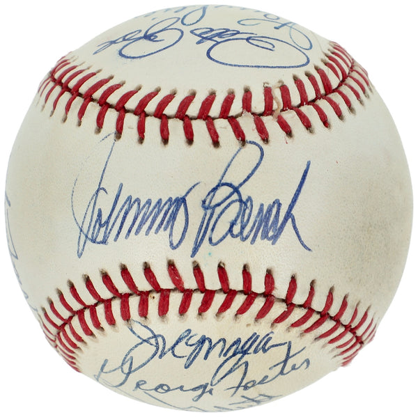 Big Red Machine Rose Morgan Perez Bench Signed Cincinnati Reds Baseball Beckett