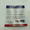 Jim Catfish Hunter Signed Vintage American League Macphail Baseball PSA DNA COA