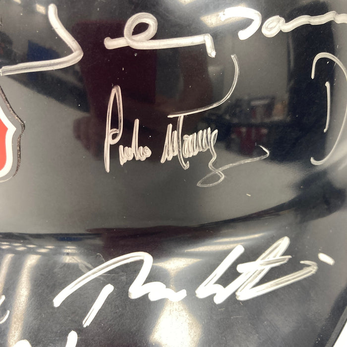 2004 Boston Red Sox World Series Champs Team Signed Authentic Helmet JSA COA