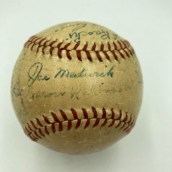 1947 New York Yankees World Series Champs Team Signed Baseball PSA DNA COA
