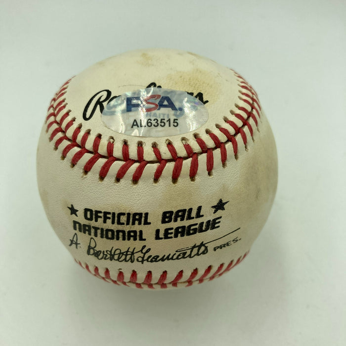 Willie Mays Signed Autographed Official National League Baseball PSA DNA COA