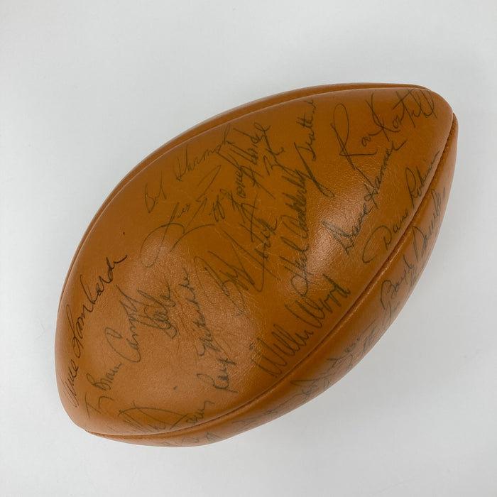 The Finest 1967 Green Bay Packers Super Bowl II Champs Team Signed Football PSA