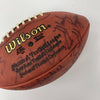 1994 Cleveland Browns Team Signed NFL Wilson 75th Anniversary Game Football