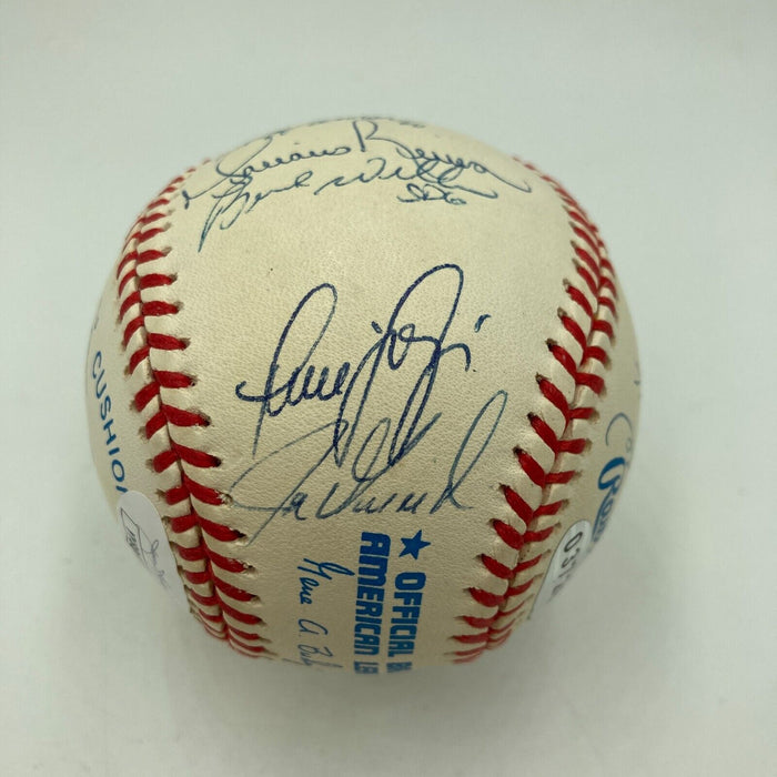 1998 New York Yankees World Series Champs Team Signed Baseball Derek Jeter JSA