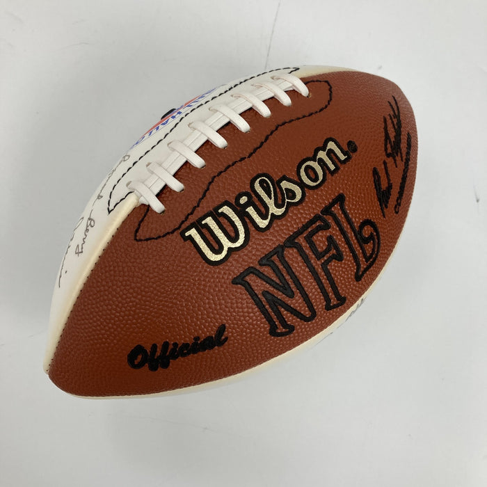 1993 Hall Of Fame Induction Multi Signed Football 27 Sigs JSA COA