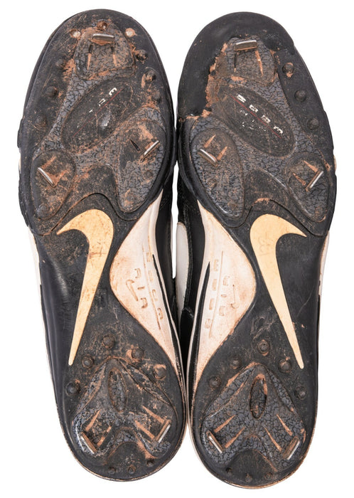 Randy Johnson 299th Win Dual Signed Game Used Cleats Shoes MLB Authentic