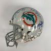 1972 Miami Dolphins Multi Signed Riddell Mini Football Helmet JSA COA