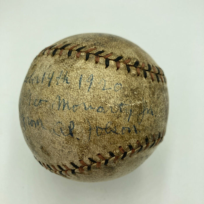 Al Jolson Single Signed 1920 Official National League Baseball JSA COA RARE