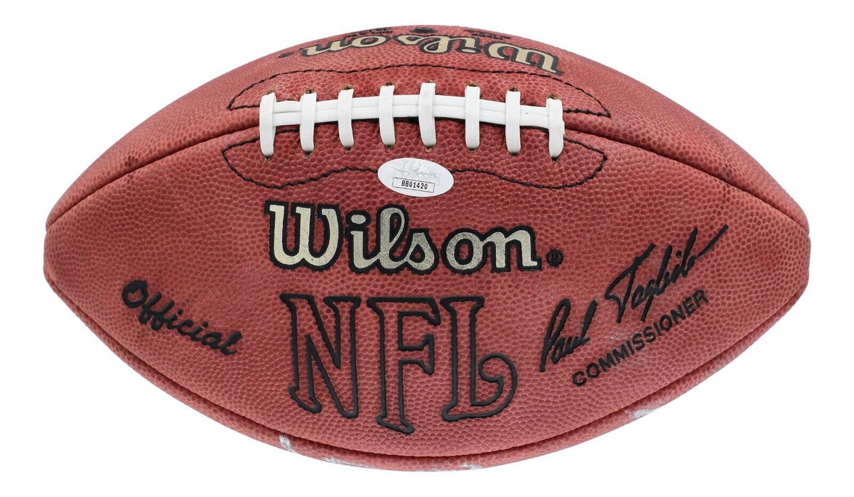 Tom Landry Dallas Cowboys Legends Signed Wilson NFL Game Football JSA COA