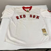 Carlton Fisk HOF 2000 Signed Mitchell & Ness Boston Red Sox Jersey JSA COA