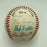Satchel Paige Willie Mays 1979 Hall Of Fame Induction Signed Baseball JSA COA