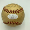 1949 New York Yankees World Series Champs Team Signed Baseball JSA COA