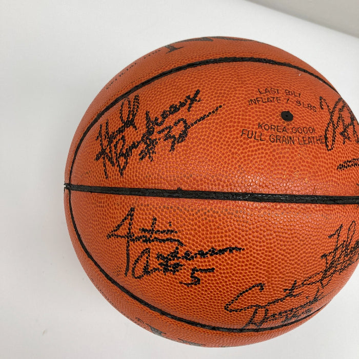 1991-92 LSU Team Signed Final Four Game Used Basketball Shaquille O'Neal JSA