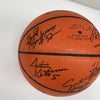 1991-92 LSU Team Signed Final Four Game Used Basketball Shaquille O'Neal JSA