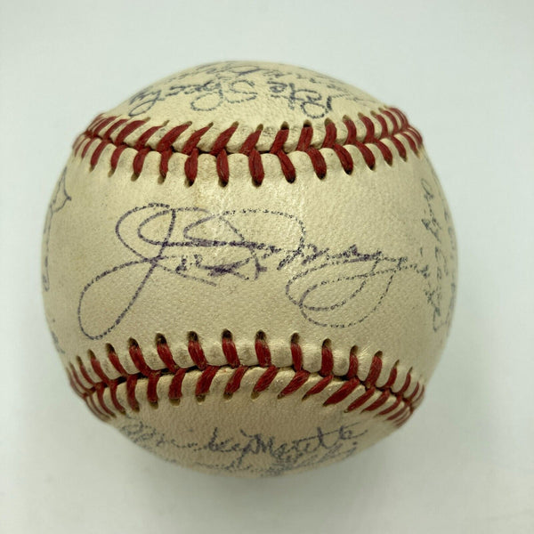 The Finest 1951 Yankees WS Champs Team Signed Baseball Mickey Mantle Rookie PSA