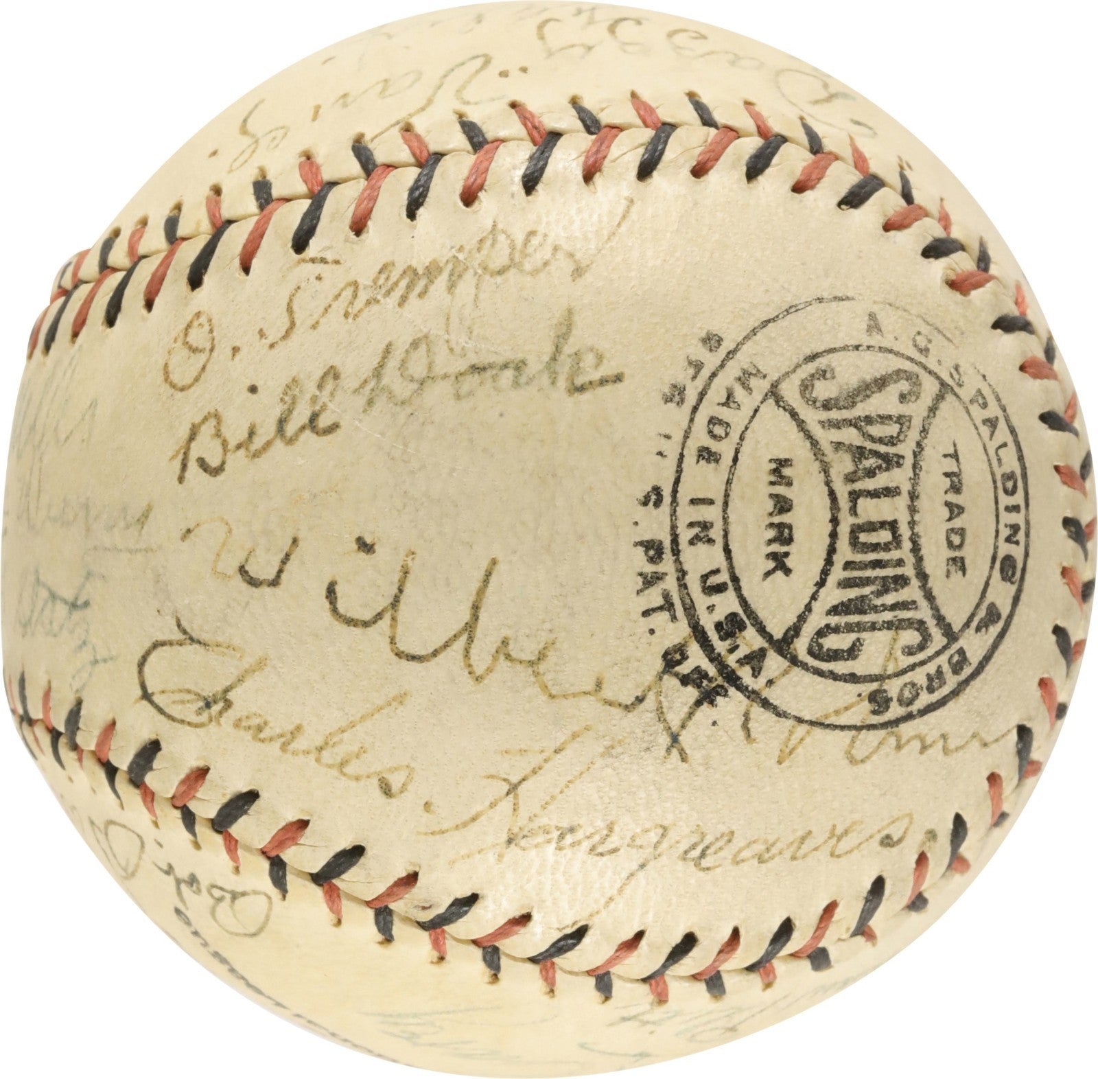 1927 Dodgers Team Signed Baseball Wilbert Robinson Max Carey Dazzy Vance PSA DNA