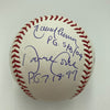 Sandy Koufax Perfect Game Pitchers Signed Baseball With Inscriptions JSA COA