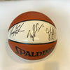 Joel Embiid Rookie 2014 Draft Class Multi Signed Basketball JSA COA